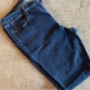 Old Navy Women's Curvy Skinny Jeans Size 16 Tall Dark Wash
